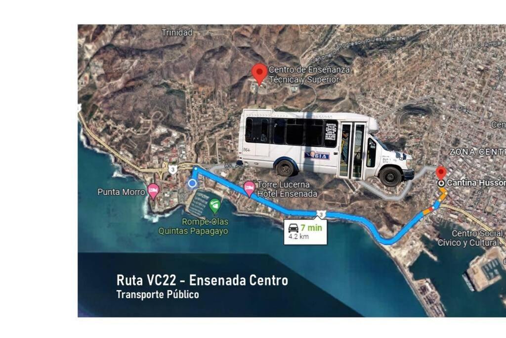 Estilo Californiano Villa Ensenada Exteriör bild